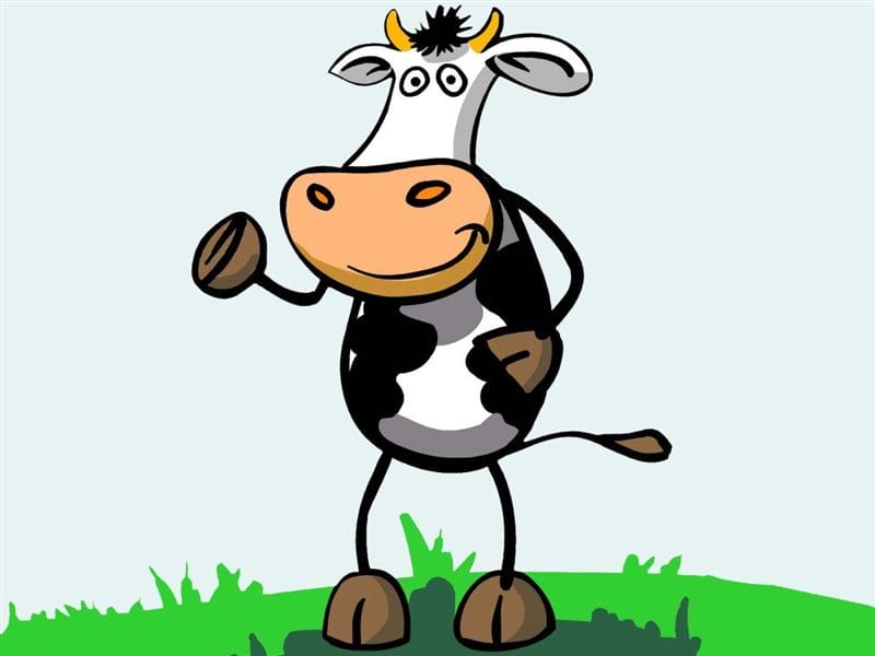 Картинки мультяшных коров (65 фото) #59