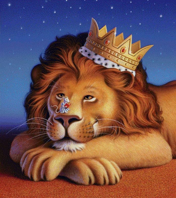 Картинки лев с короной (100 фото) #79
