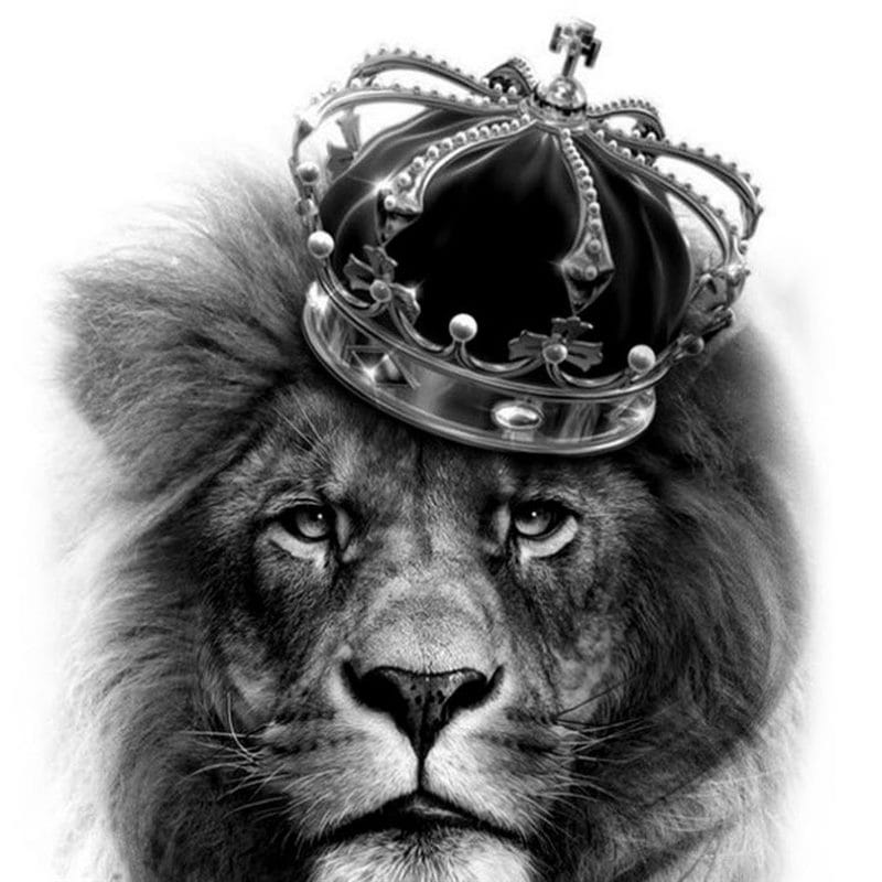 Картинки лев с короной (100 фото) #48
