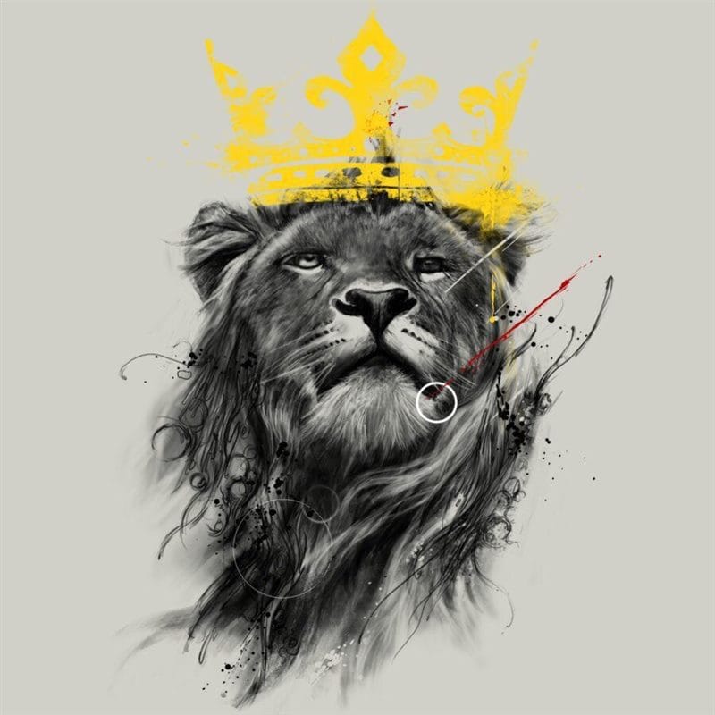 Картинки лев с короной (100 фото) #61