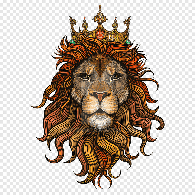 Картинки лев с короной (100 фото) #55