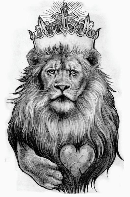 Картинки лев с короной (100 фото) #16