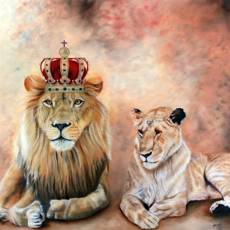 Картинки лев с короной (100 фото) #46