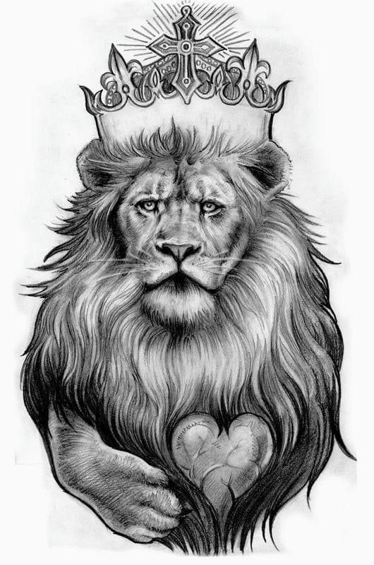 Картинки лев с короной (100 фото) #99