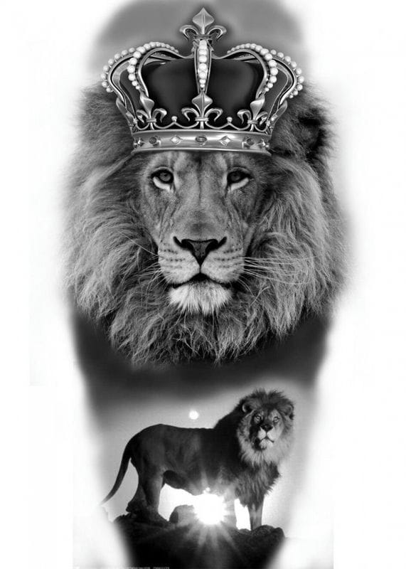 Картинки лев с короной (100 фото) #56