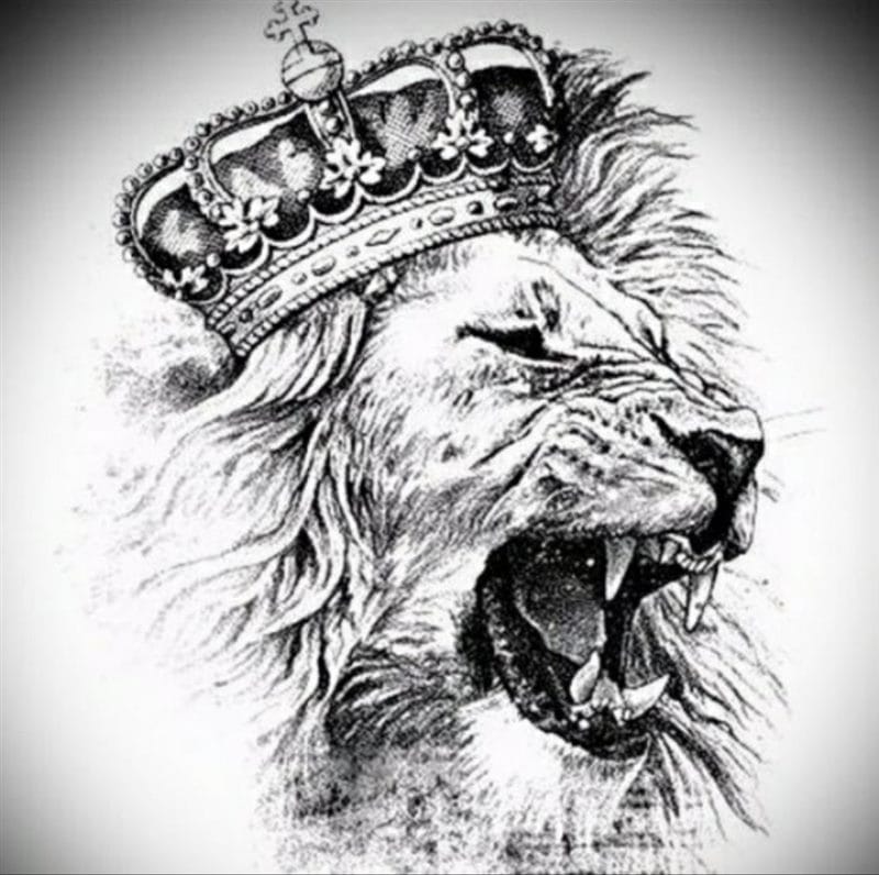 Картинки лев с короной (100 фото) #17