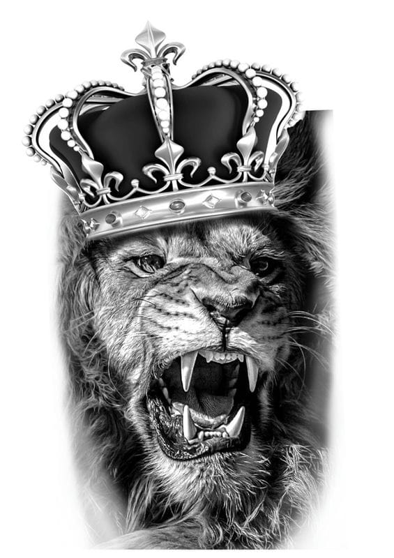 Картинки лев с короной (100 фото) #87