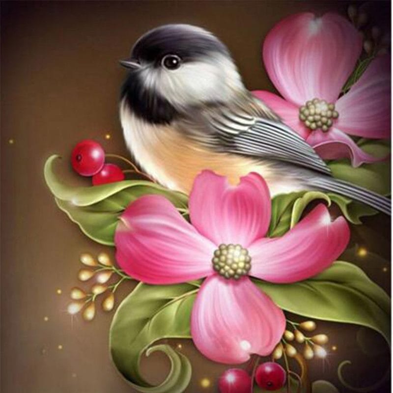 Картинки птицы и цветы (100 фото) #23