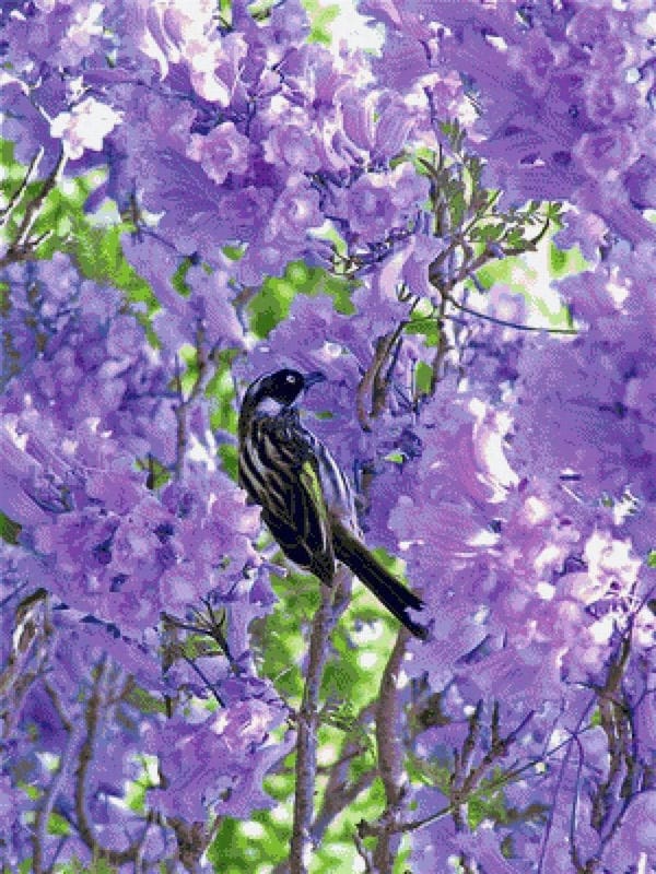 Картинки птицы и цветы (100 фото) #55