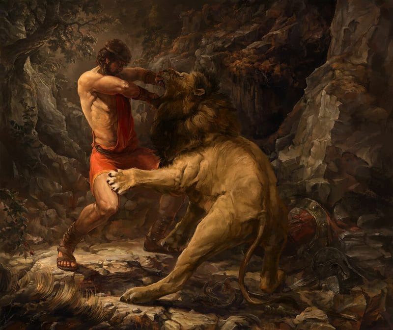 Картинки Геракл и немейский лев (65 фото) #14
