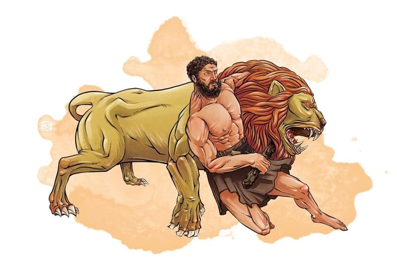 Картинки Геракл и немейский лев (65 фото) #17