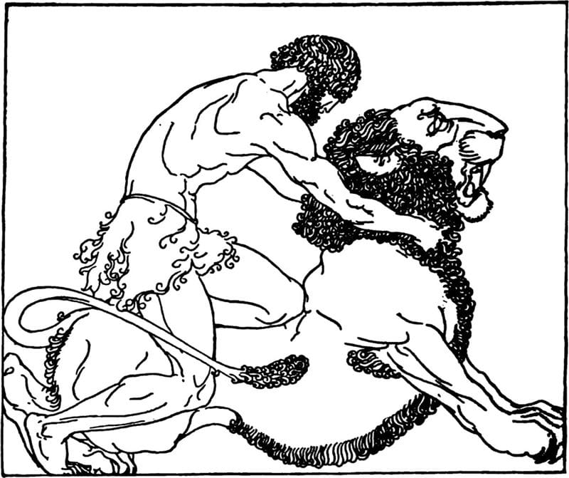 Картинки Геракл и немейский лев (65 фото) #52