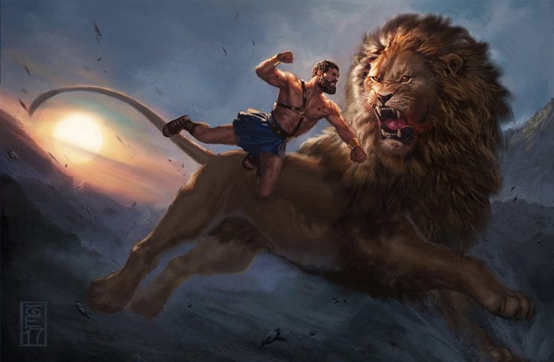 Картинки Геракл и немейский лев (65 фото) #27