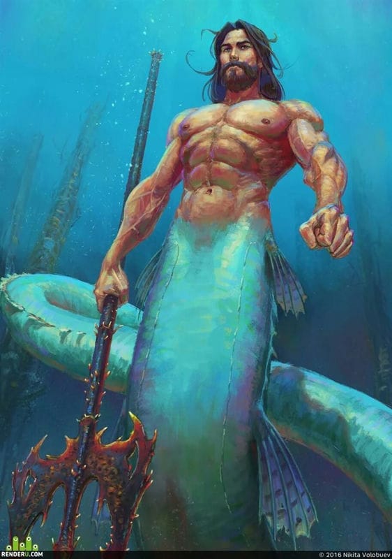 Картинки морской царь Нептун (65 фото) #21