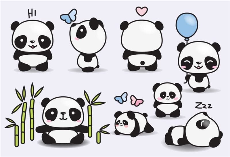 Картинки мультяшные панды (100 фото) #33