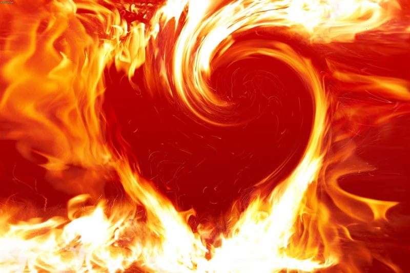 Картинки сердце в огне (75 фото) #22