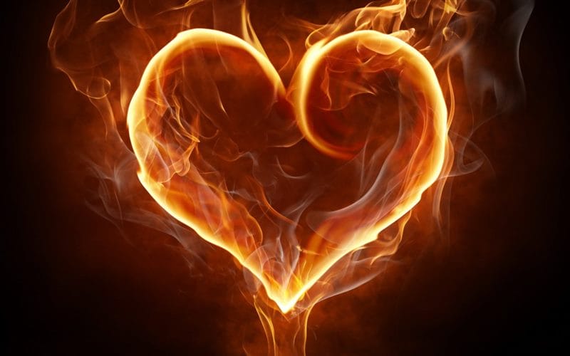 Картинки сердце в огне (75 фото) #49