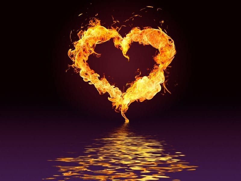 Картинки сердце в огне (75 фото) #40
