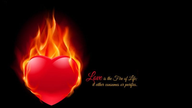 Картинки сердце в огне (75 фото) #65