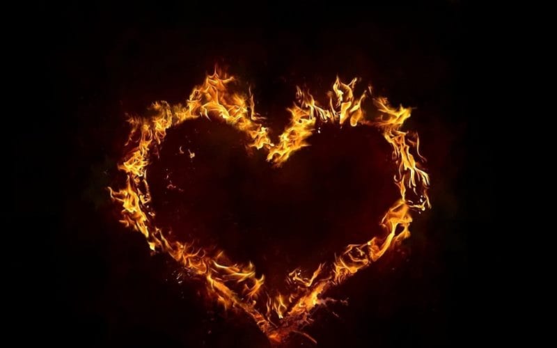 Картинки сердце в огне (75 фото) #50