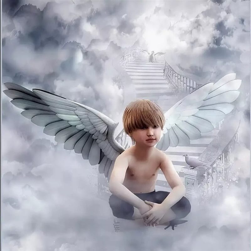 Картинки ангел мальчик (75 фото) #30