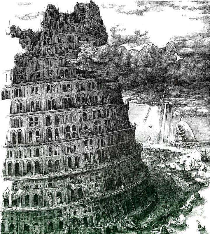 Картинки Вавилонская башня (60 фото) #49