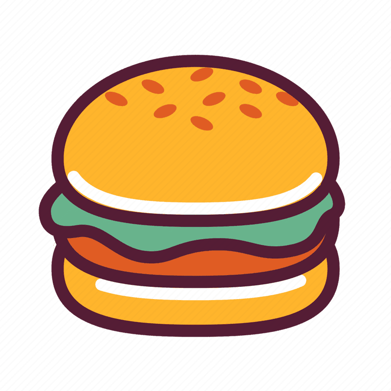 Картинки гамбургеры (100 фото) #19