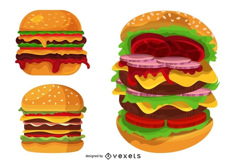 Картинки гамбургеры (100 фото) #45