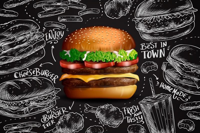 Картинки гамбургеры (100 фото) #90