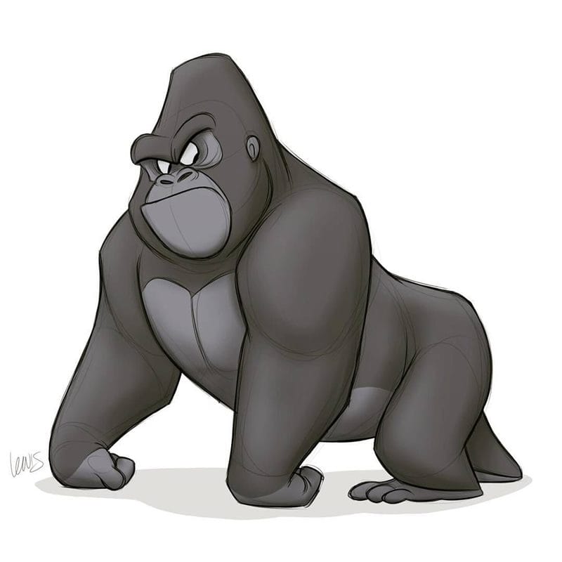Картинки гориллы (100 фото) #99