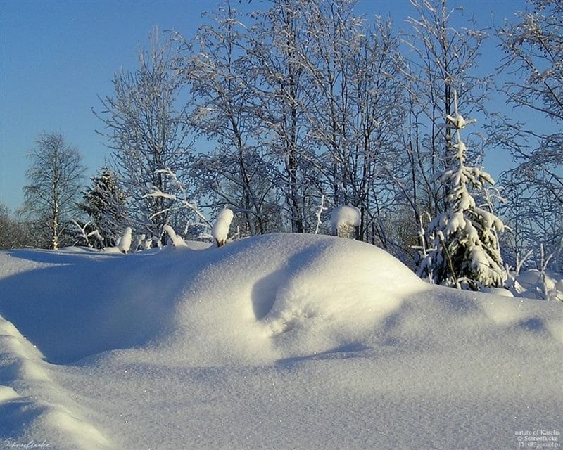Картинки сугробы снега (60 фото) #6