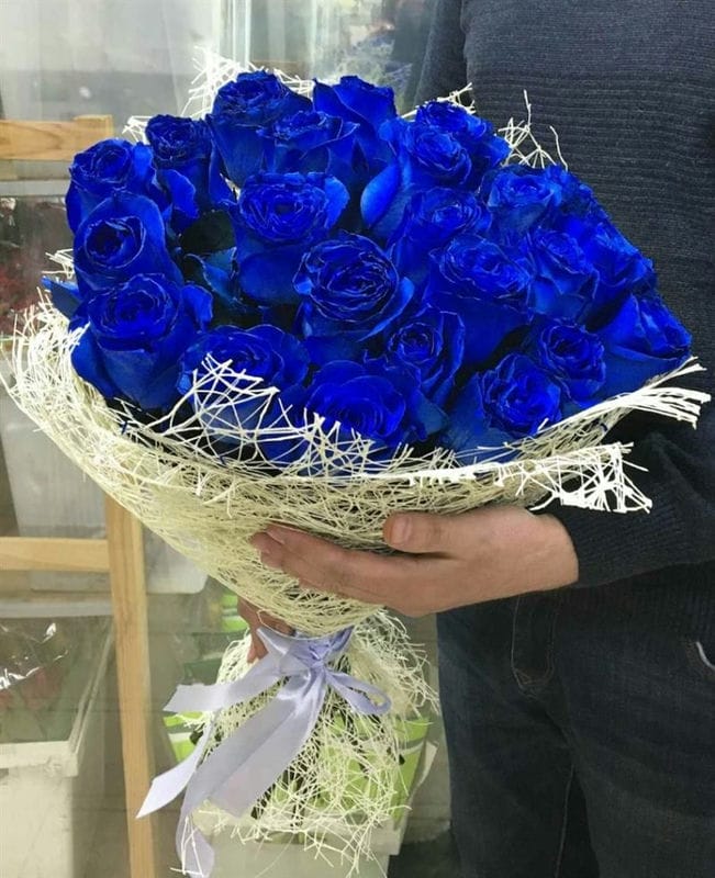 Картинки синие розы (100 фото) #27