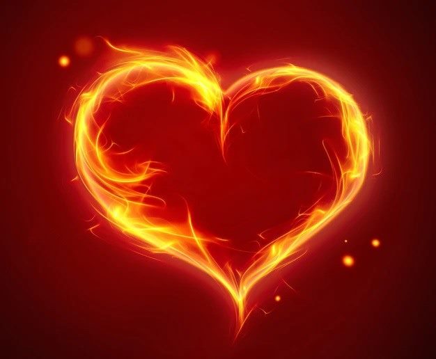 Картинки огненного сердца на аву (50 фото) #2