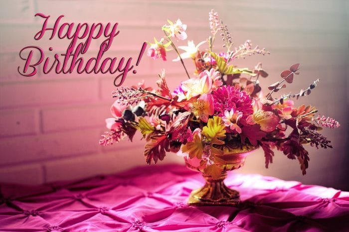С днем рождения! 190 красивых картинок с букетами цветов #140
