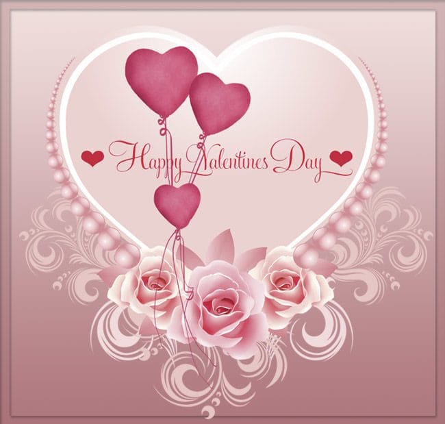 С днем святого Валентина! 240 открыток на 14 февраля #100