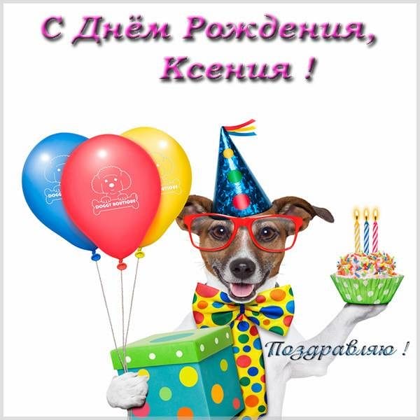С днем рождения, Ксения! 170 открыток с поздравлениями #101
