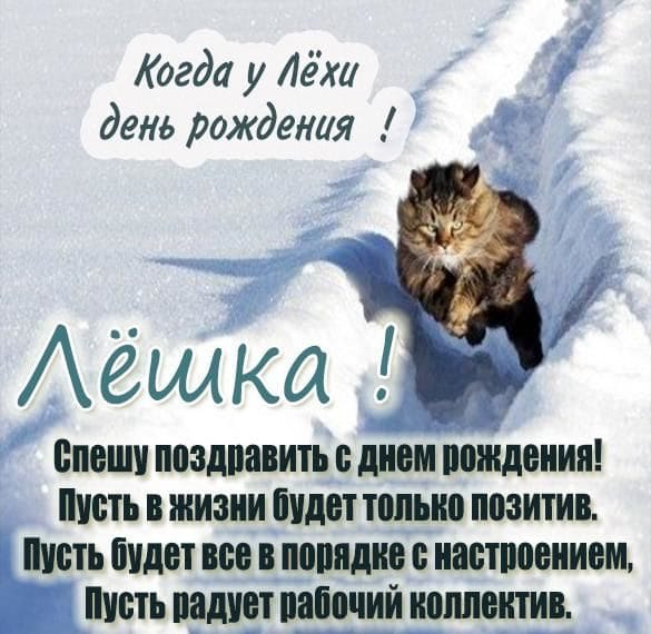С днем рождения, Алексей! 170 открыток с поздравлениями на день рождения #116
