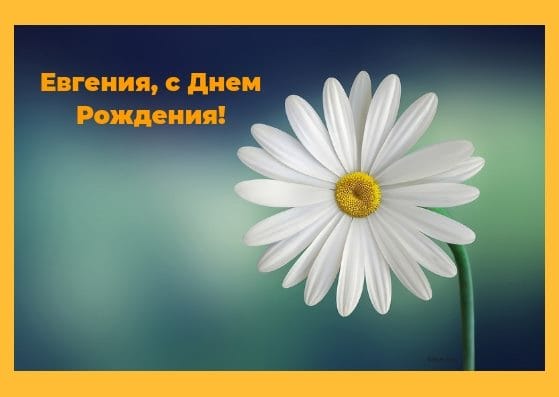 Женя, с днем рождения! 150 открыток для девушки Евгении #49