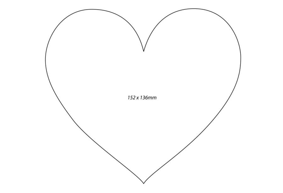 110 шаблонов сердечек для вырезания #12