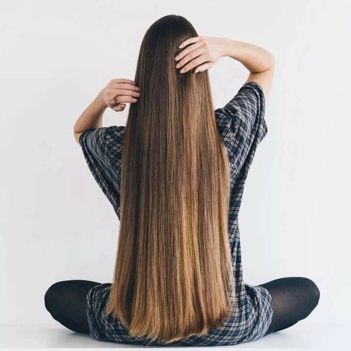 Девушки с длинными волосами (110 фото) #57