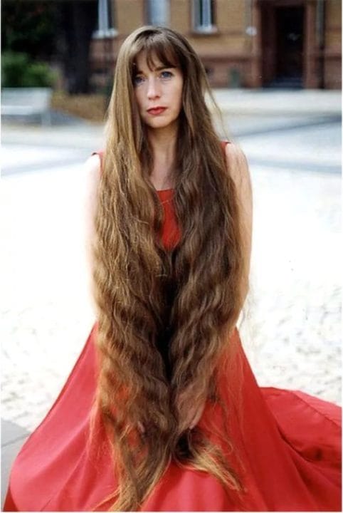Девушки с длинными волосами (110 фото) #56