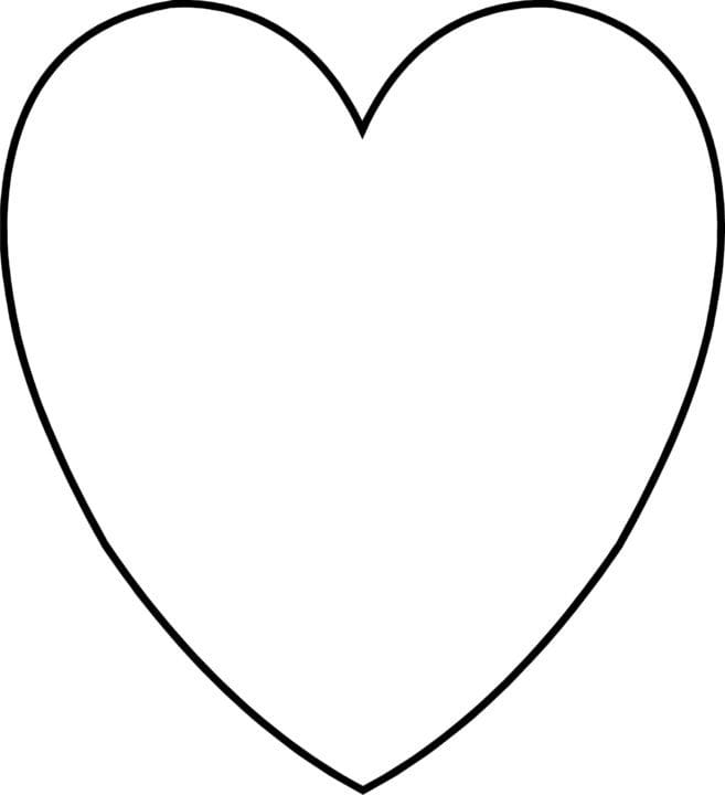 110 шаблонов сердечек для вырезания #88