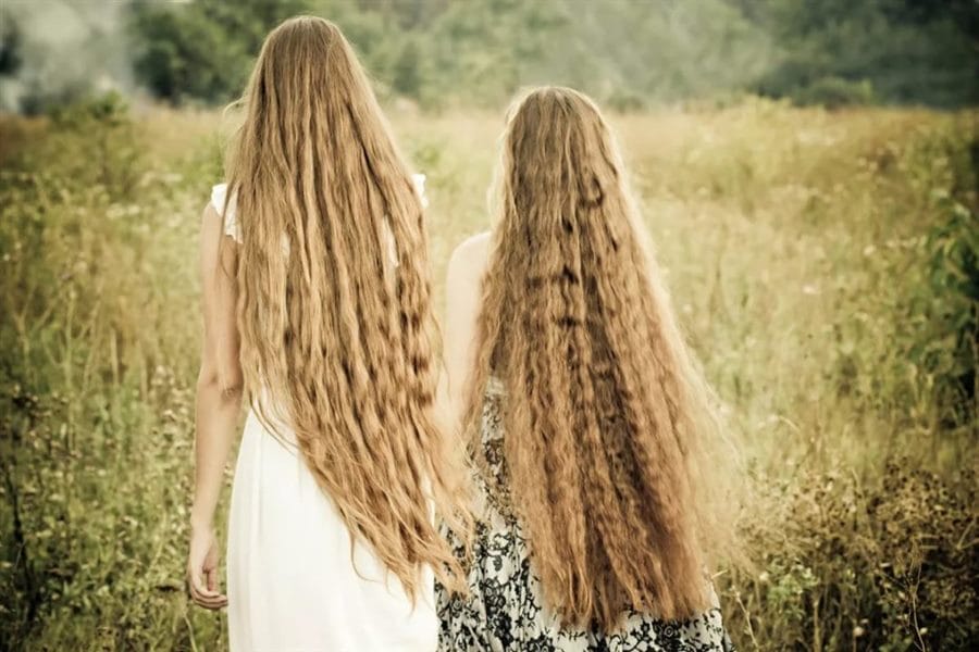 Девушки с длинными волосами (110 фото) #49