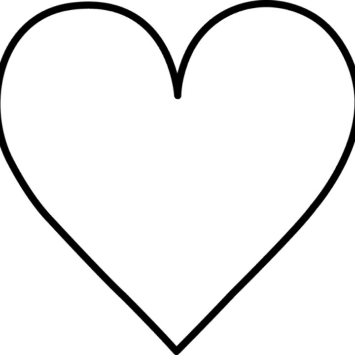 110 шаблонов сердечек для вырезания #35
