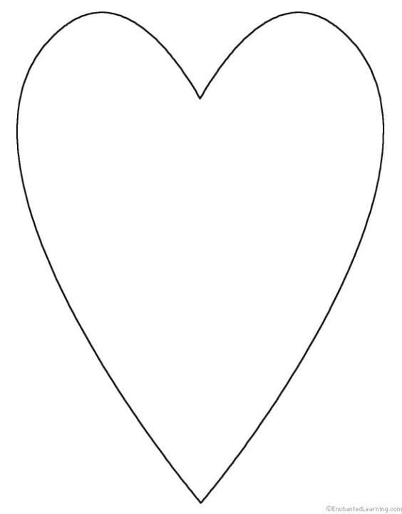 110 шаблонов сердечек для вырезания #78