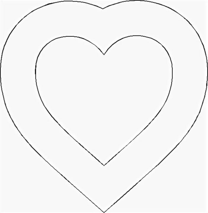 110 шаблонов сердечек для вырезания #68