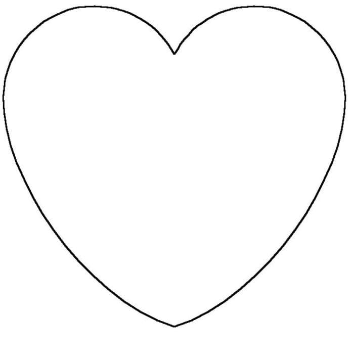 110 шаблонов сердечек для вырезания #67