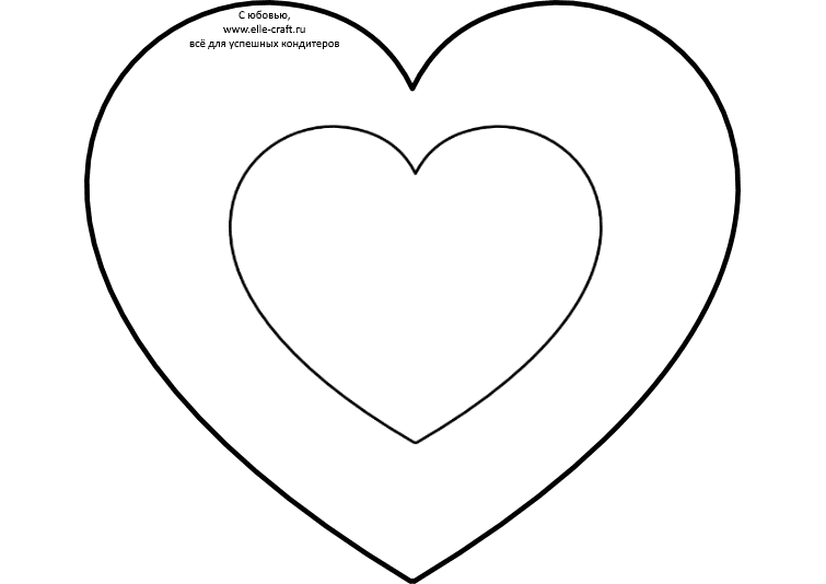 110 шаблонов сердечек для вырезания #28