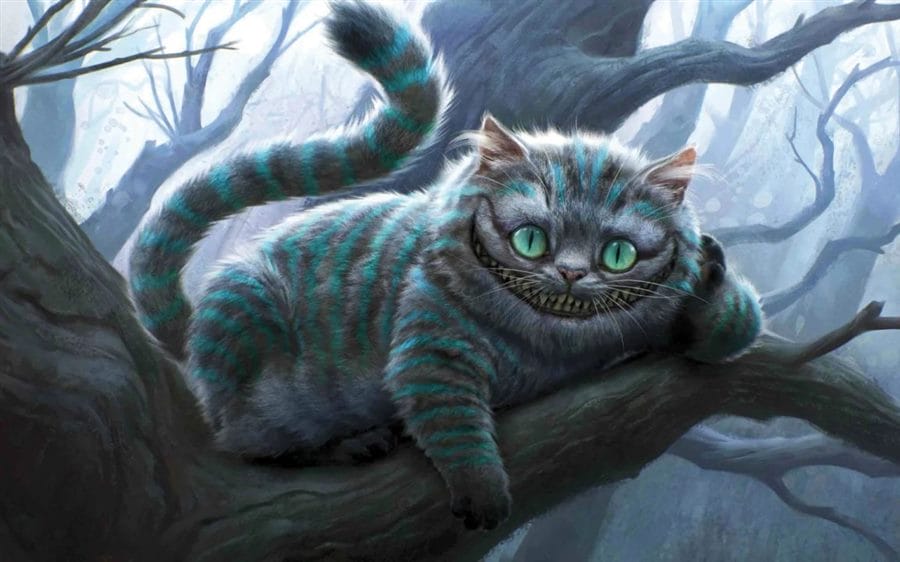 160 картинок с Чеширским Котом из Алисы в Стране Чудес #1