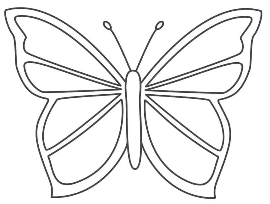 112 трафаретов бабочек для вырезания из бумаги #1